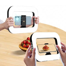 Load image into Gallery viewer, Portable Handheld Ring LED Light New Rabbit Cage Lighting Photography Lamp for Mobile Live Broadcast Selfie Light Decoration