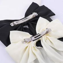 Load image into Gallery viewer, Elegant Satin Bow Hair Clip - Fashion Hairpins for Girls, Women&#39;s Accessories