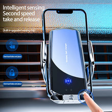 Load image into Gallery viewer, Car wireless charger Magnetic Cell Phone Holder Mobile Phone Stand in Car GPS Support 360° Rotatable Mount For iPhone Xiaomi