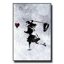 Load image into Gallery viewer, Banksy Street Graffiti Decorative Canvas Painting Art Poster Abstract Figure Mural Room Wall Decoration Prints
