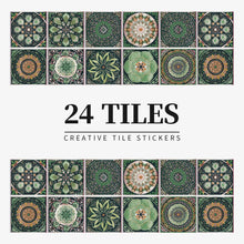 Load image into Gallery viewer, 24pcs/set Light Color Tiles Sticker Wall Stickers Kitchen Bathroom Home Renovation Wallpaper Waterproof Self-adhesive Wall Decal