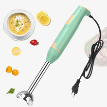 Load image into Gallery viewer, Electric Handheld Food Mixer, Multifunction Egg Beater &amp; Veggie Blender/Chopper with Stainless Steel Whisk for Kitchen Tools