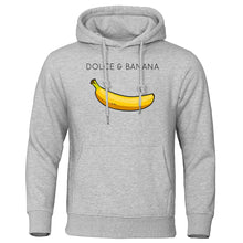 Load image into Gallery viewer, Dolce &amp; Banana Men&#39;s Hoodie Funny Print Casual Warm Fleece Streetwear Sweatshirt