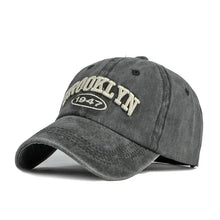 Load image into Gallery viewer, Brooklyn Alphabet Baseball Cap Men Women's Cowboy Baseball Cap Summer Cotton Hat Snapback Hip-Hop Hat Casual Gorra Hombre Visor
