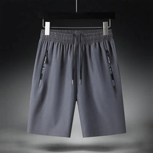 Men's Summer Silk Shorts - Quick Dry Loose Fit Lightweight Pants