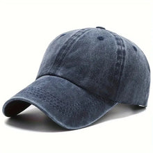 Load image into Gallery viewer, Men Women Unisex Baseball Cap Adjustable Solid Color Casual Hat Stretchy Fabric for Sports Secure Drawstring Closure Dad Hat