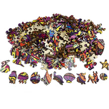 Load image into Gallery viewer, Mysterious Cat Wooden Puzzle: Educational Interactive Toy Gift&quot;