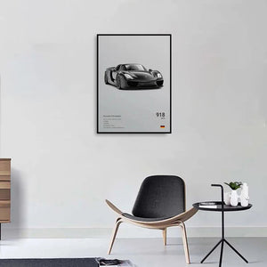 Famous Brand Cars SVJ GT3RS G80M3C Canvas Wall Art Print Poster 918 M5CS MSCSL Decorative Mural Home Decor Gift Unframed