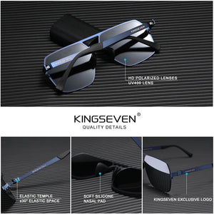 KINGSEVEN Polarized Driving Sunglasses UV400 Retro Outdoor Sports Eyewear