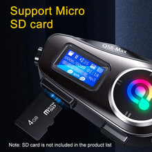 Load image into Gallery viewer, Q58 Max Motorcycle Intercom Headset Helmet Waterproof 300M BT Wireless intercommunicator For2 Riders Music Share With Flashlight