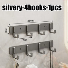 Load image into Gallery viewer, Household Wall Coat Rack Black Hooks For Hangging Clothes Towel Hanger Bathroom Robe Hook Heavy Duty Kitchen Accessories