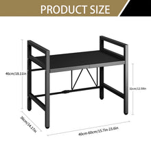 Load image into Gallery viewer, 1pc Expandable 42-64cm Microwave Shelf Organizer, Moisture And Rust Proof Microwave Countertop Organizer,Tableware Storage
