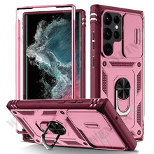 Load image into Gallery viewer, Case For Samsung S26 Ultra S25 S24 S23 Plus S25 FE A57 A56 A37 A36 A17 A16 5G Heavy Duty with Camera 360 Degree Kickstand Cover
