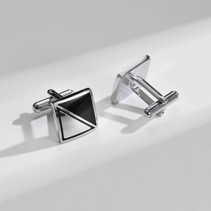 Luxury Men's Cufflinks & Tie Clip Set - Wedding Guest Gift Fashion Jewelry