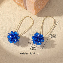 Load image into Gallery viewer, 2PC Women's Fashion Trend DIY Pearl Petal Ball Earrings Outdoor Travel Carnival Banquet Party Holiday Dressing Gifts