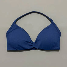 Load image into Gallery viewer, HISTELLO Strappy Bra Gym Top Women High Support Thin Strap Halter Sports Seamless Bras Scrunch Push-up Workout Yoga Tank Tops