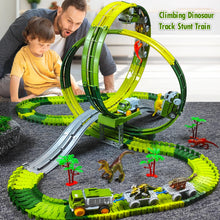 Load image into Gallery viewer, Climbing Train &amp; Dino Track! Magic Race Track Fun