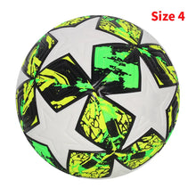 Load image into Gallery viewer, Standard Soccer Ball Professional Outdoors Sports Match Balls Training Seamless Football High Quality PU Material Size 5 Size 4