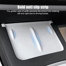 Load image into Gallery viewer, Car Wireless Charging Pad For New Tesla Model 3/Y 2024 2023 2022 Center Console Charger Mat Phone Mount Silicone Non-slip Pads