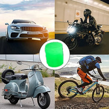 Load image into Gallery viewer, 20PCS Luminous Tire Valve Caps Motorcycle Bike Wheel Nozzle Dustproof Tyre Valve Stem Fluorescent Night Glowing Car Decor