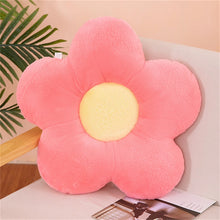 Load image into Gallery viewer, 12/35cm Stuffed Five Petal Flower Cushion Girly Room Decor Sunflower Pillow Bay Window Pink Flower Sit Bedroom Seat Pillow