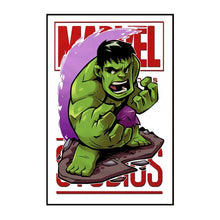 Load image into Gallery viewer, Marvel Wall Art Posters SpiderMan Iron Man Avengers Superhero Disney Kid Room Decor Cartoon Canvas Painting Picture Print
