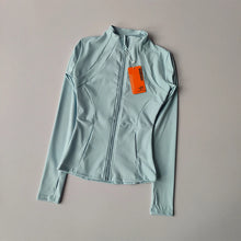 Load image into Gallery viewer, Women's Slim Fit Long Sleeve Sports Jacket Zip Fitness Yoga Workout Jacket Slim Tight Gym ActiveWear Top Running Jacket