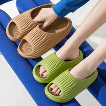 Load image into Gallery viewer, Women&#39;s Soft Eva Platform Slides - Comfortable Bathroom Slippers