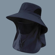 Load image into Gallery viewer, Summer Sun Hats UV Protection Outdoor Hunting Fishing Cap For Men Women Hiking Camping Visor Bucket Hat Neck Flap Fisherman Hat