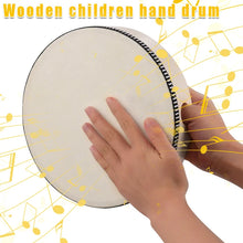 Load image into Gallery viewer, Kids Wooden Tambourine Hand Drum – Portable Percussion Toy for Music &amp; Play