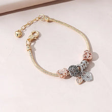 Load image into Gallery viewer, Heart Shaped Tree of Life Bracelet - Fashion Copper Chain DIY Beads Jewelry