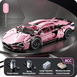 1280PCS Racing Sport Car Model – Mechanical Speed Supercar Building Blocks Toy for Kids & Adults