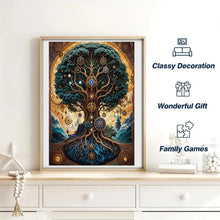Load image into Gallery viewer, Colorful Tree Wooden Puzzle: Irregular Animal Shaped Jigsaw, Christmas Gift