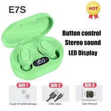 Load image into Gallery viewer, E7S TWS Wireless Headphones Bluetooth Earphone Control Sport Headset Waterproof Microphone Music Earphone Work On All Smartphone