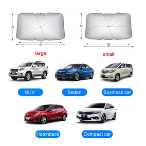 Foldable Car Sunshade Umbrella Front Window Sun Visor Windshield Protection