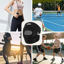 Load image into Gallery viewer, 1PC Pressurized Knee Wrap Sleeve Support Bandage Pad Elastic Braces Knee Hole Kneepad Safety Basketball Tennis Cycling