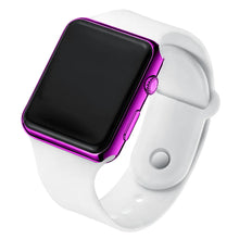 Load image into Gallery viewer, Simple Digital Watch for Men Women Fashion Sport LED Electronic Watch Black Silicone Wristband Casual Mens Watch Reloj Hombre