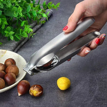 Load image into Gallery viewer, 2-in-1 Stainless Steel Chestnut Cracker and Opener - Kitchen Nut Tool