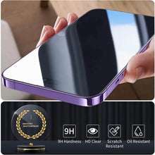 Load image into Gallery viewer, Tempered Glass for iPhone 14 Pro 15 16 17 13 12 11 pro max screen protector for iphone 15 pro mica for iphone 13 14 pro glass