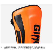 Load image into Gallery viewer, Kickboxing Boxing Shin Guard Pads Muay Thai Martial Arts Sanda Wushu Leg Protector Taekwondo Ankle Guards