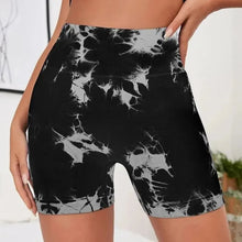 Load image into Gallery viewer, Tie Dye Yoga Shorts! High Waist, Quick Dry, Hip Lift