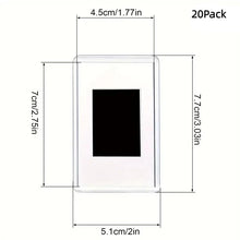 Load image into Gallery viewer, Small photo frame 12/20Pcs Blank Photo Frame Insert Fridge Magnets, Mini Magnetic Refrigerator Photo Picture Frames