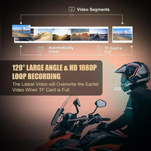 Load image into Gallery viewer, Freedconn R1 Plus Motorcycle Intercom Helmet Dash Cam Bluetooth Headsets Handsfree Communicator Video Record 1080P Interphone