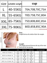 Load image into Gallery viewer, 2PCS Women Lace Sport Bras Plus Size Seamless Bra Bralette Backless Lady Brassiere Vest Female Gather Shock-Proof Wireless L-3XL