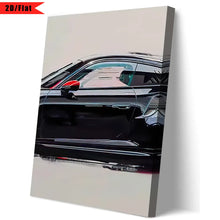 Load image into Gallery viewer, GT3 RS Graffiti Wall Art, HD Canvas Print Poster, Home, Living Room, Room Decoration