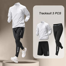 Load image into Gallery viewer, 2026 Spring Men's Quick Dry Jacket Suit 1-4 piece Outdoor Fitness Running Sets Sports Jogging Pants Workout Clothes Sportswear