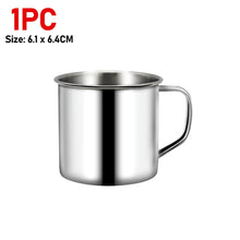 Load image into Gallery viewer, Stainless Steel Coffee Mugs Insulated Coffee &amp; Tea Cup with Handles Shatterproof 200mL Metal Cup Mug Kitchen Accessories