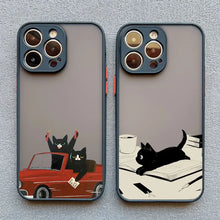 Load image into Gallery viewer, Funny Cat Daily Life Phone Case For iPhone 16 17 pro max Cases 11 12 14 Pro Max Mini 13 15 Plus XR Shockproof  Back Covers
