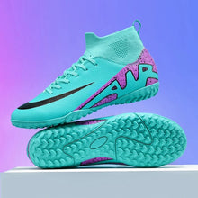 Load image into Gallery viewer, New Men Soccer Shoes Indoor Cleats Football Boots Match Long Spikes Sneakers Breathable Ultralight Training Drop Shipping