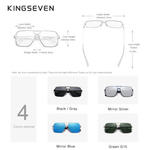 Load image into Gallery viewer, KINGSEVEN 2024 Men&#39;s Polarized Sunglasses: Ultra Thin Temples, Fashion Sun Glasses